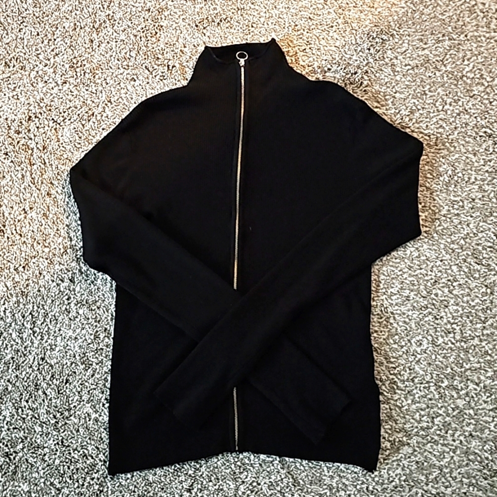 Zara Black Fitted Cardigan with sz medium - Picture 6 of 7